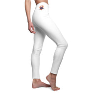 Women's Cut & Sew Casual Leggings Right Side LOGO